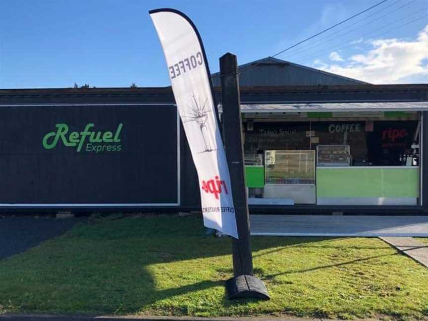 Refuel container cafe, Bell Block, New Zealand