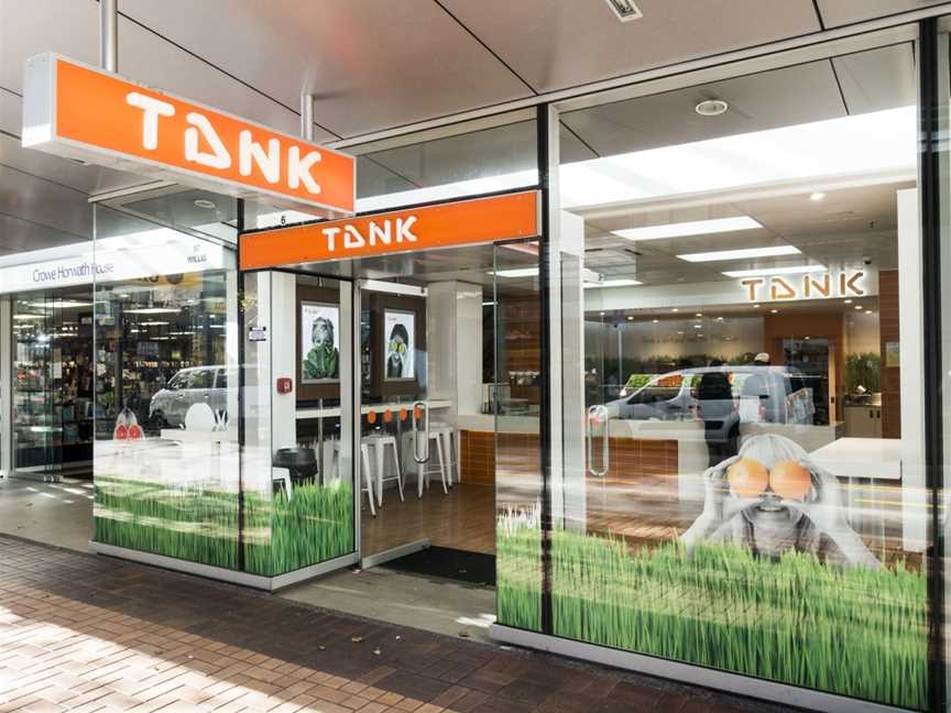 TANK Willis Street- Smoothies, Raw Juices, Salads & Wraps, Wellington Central, New Zealand