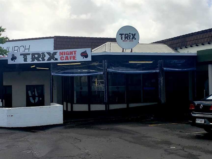 Trix night cafe, Glendene, New Zealand