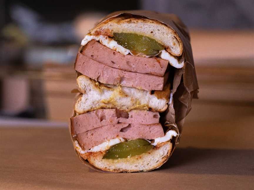 Leberkäs Sandwich