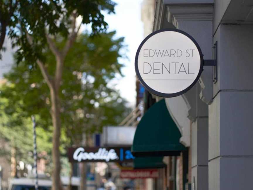Outside sign for Edward St Dental