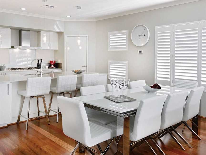Plantation shutters for the kitchen