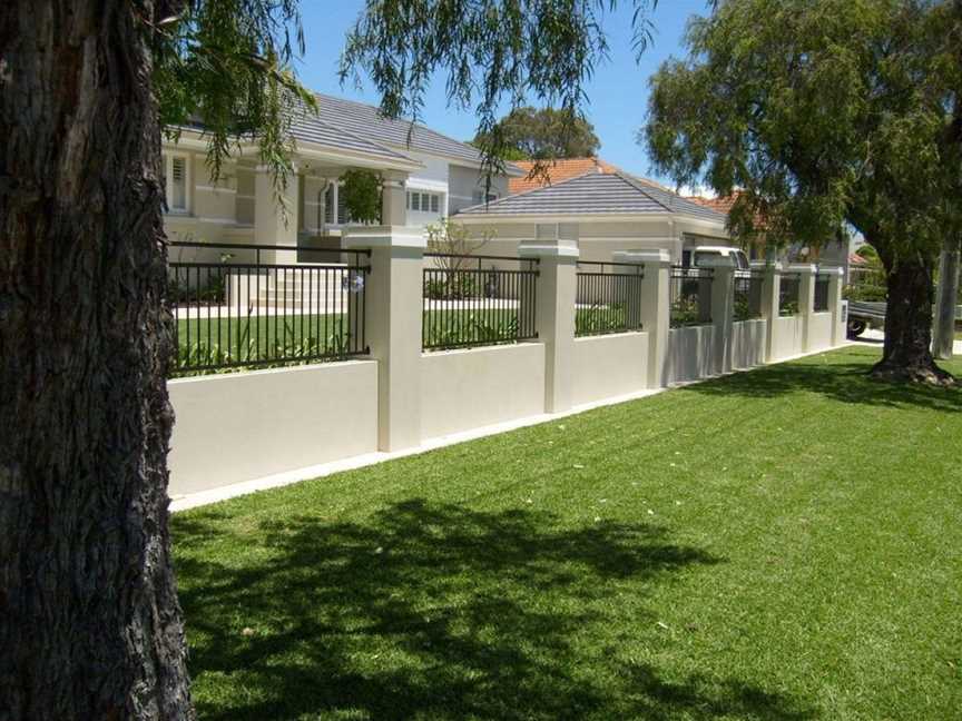 Feature Fencing manufactures several types of fencing including tubular fencing aluminium picket fencing, slatted fencing and more!