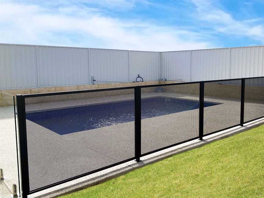 Perf pool fencing is one of our latest offerings. This innovative product is the most durable pool fencing solution we've tested - it's shatterproof and corrosion-resistant, thanks to the Akzo-applied powder coating. Plus, it's NATA certified to comp