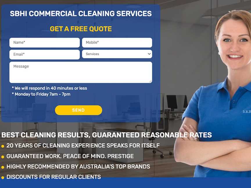 SBHI Cleaning Services, Business directory in Sydney