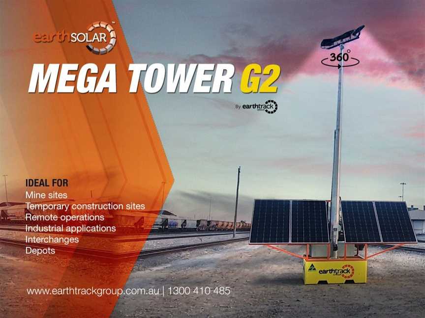 Earthtrack Group Mega Solar Tower Light