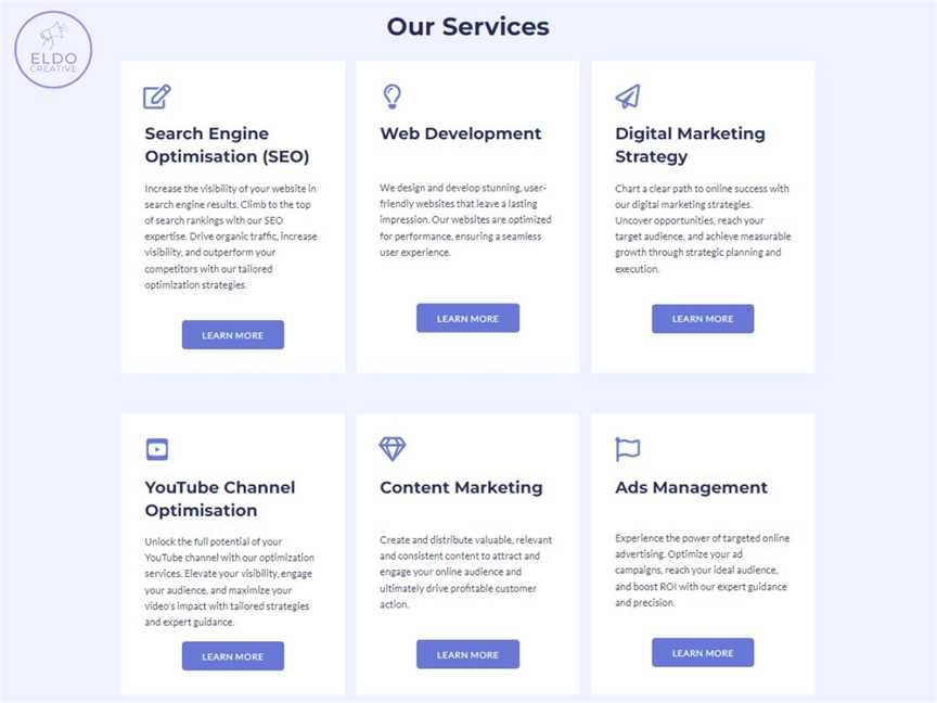 Eldo Creative SEO and Digital Marketing services