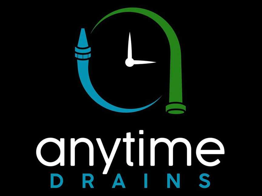 Anytime Drains Plumbing Business Logo