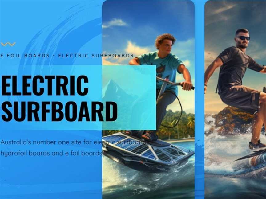 Sells electric surfboards