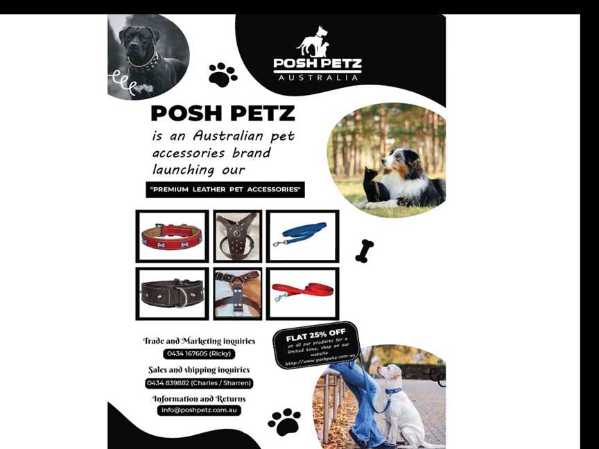 POSH PETZ INAGURAL FLYER