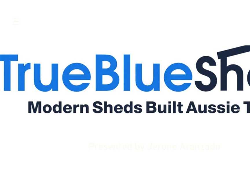 True Blue Sheds Logo