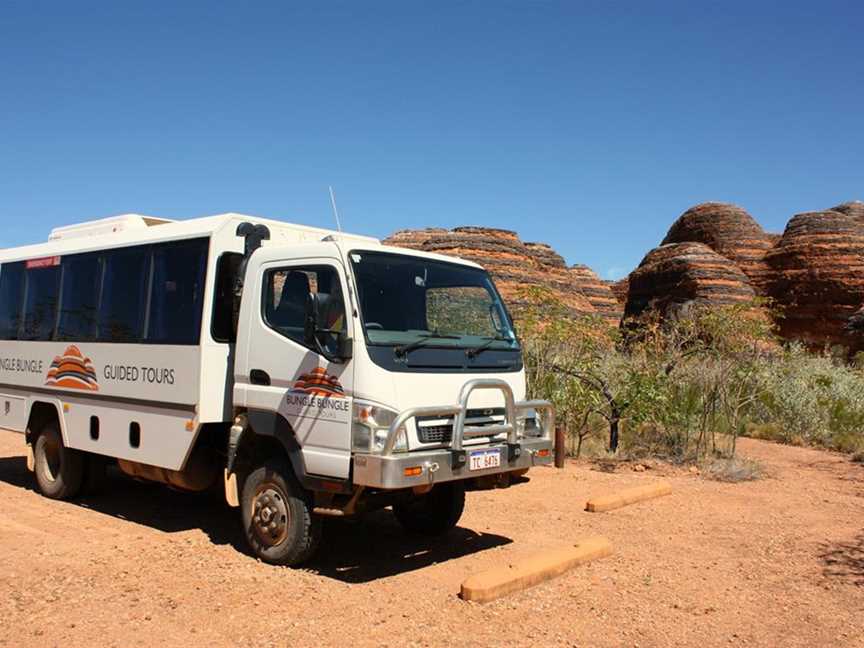 Air conditioned 4WD bus transport, Purnululu National Park