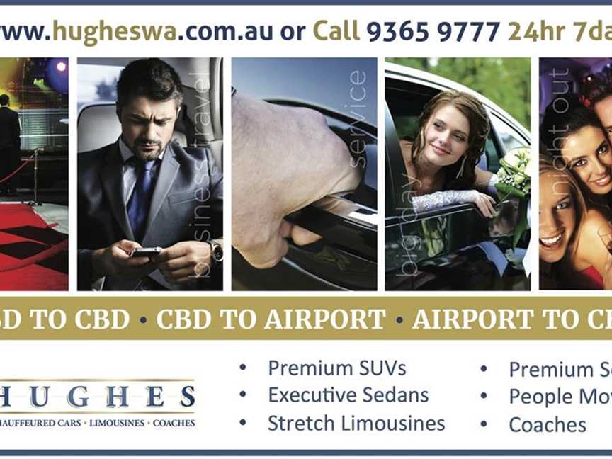 Hughes Limousines WA: available 24 hours / 7 days for any occasion