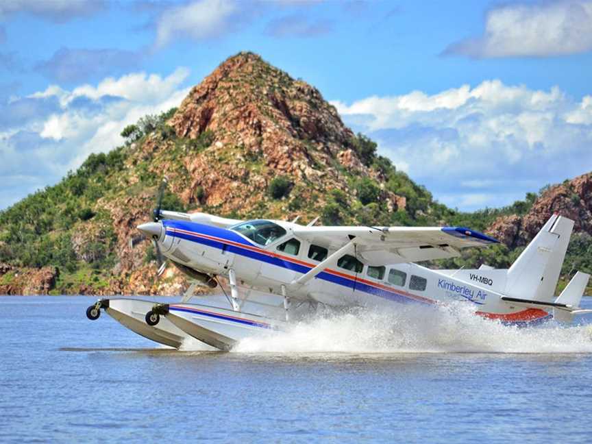 Kimberley Air Tours Seaplane on Lake Agyle