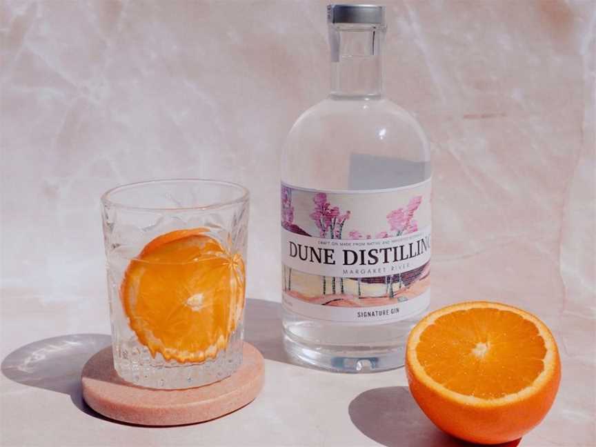 Dune Distilling Co Gold Medal Signature Gin and Tonic