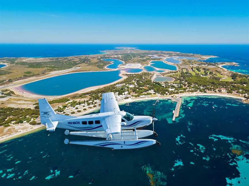 Seaplane over Rottnest Island