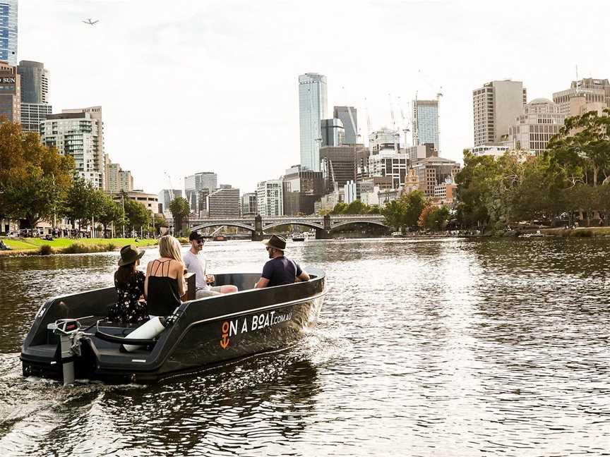 ON A BOAT, Melbourne, VIC
