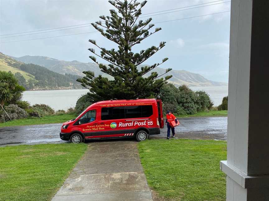 Akaroa's Eastern Bays Scenic Mail Run, Akaroa, New Zealand