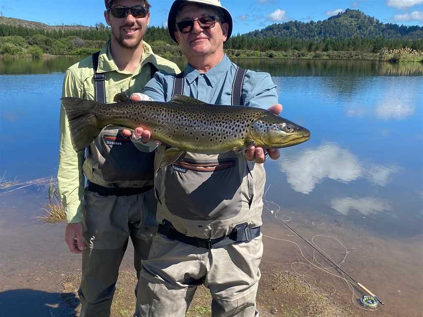 Andrew Christmas Professional Trout Fishing Guided Tour, Taupo, New Zealand