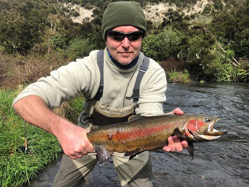 Andrew Christmas Professional Trout Fishing Guided Tour, Taupo, New Zealand