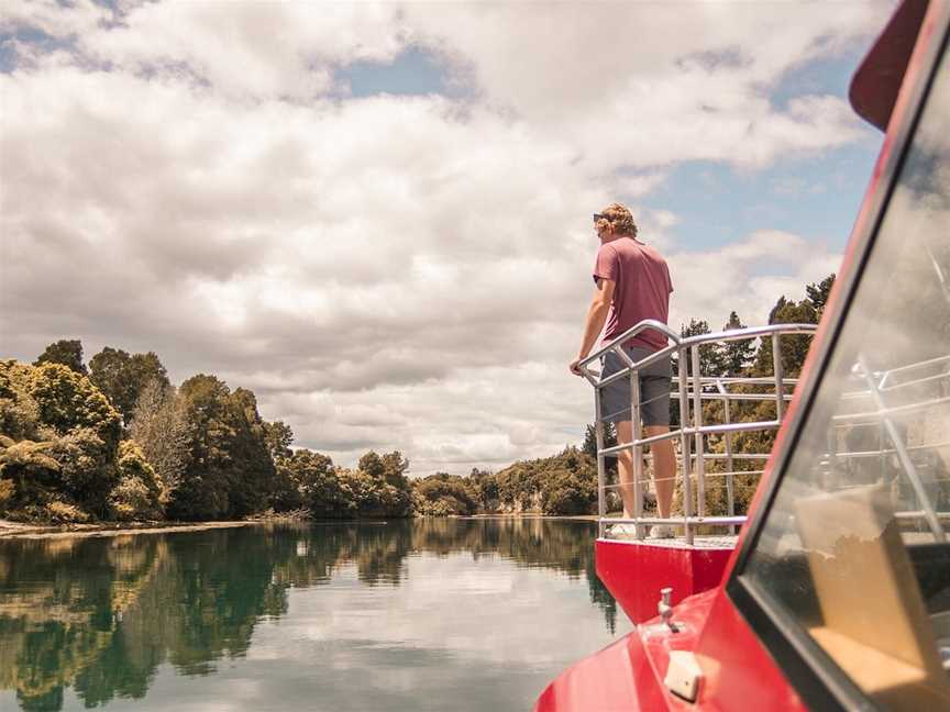 Huka Falls River Cruise, Taupo, New Zealand