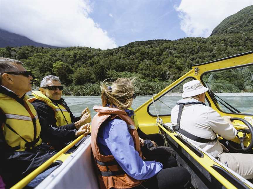 Waiatoto River Safari, Haast, New Zealand