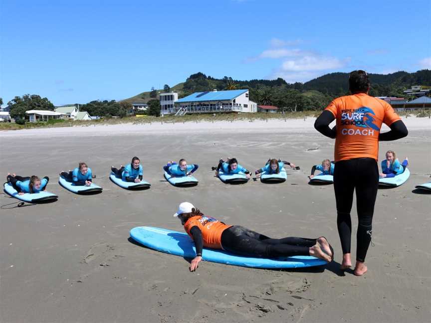 Waihi Beach Surf School, Waihi Beach, New Zealand