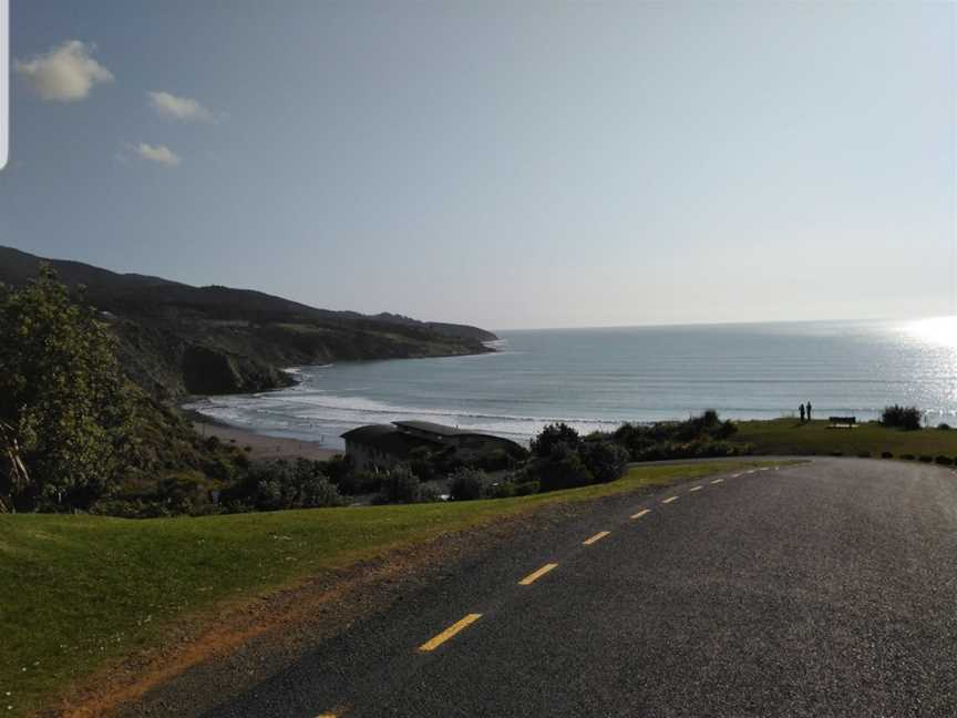 Wainui Beach Black Beach, Raglan, New Zealand