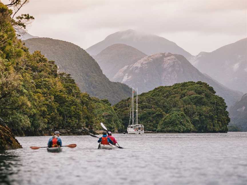Trace the steps of early explorers by sea kayak