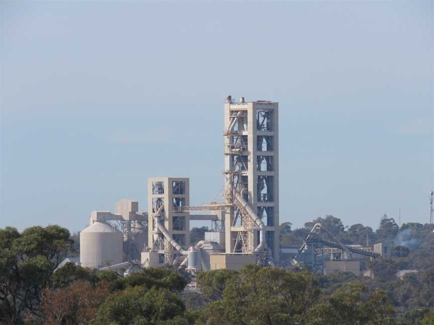 Cockburn Cement Munster seen from Lake Coogee, July 2021 02.jpg