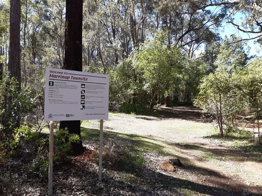 Marrinup townsite sign, August 2020.jpg