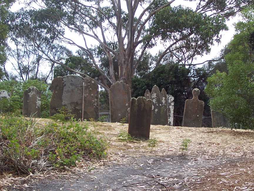Gravestones Isleof Dead Tasmania Port Arthur