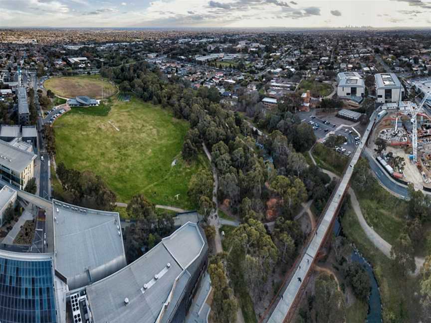 Deakin University Burwood Campus Aerial Panorama