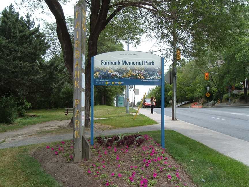 Fairbank Memorial Parksign