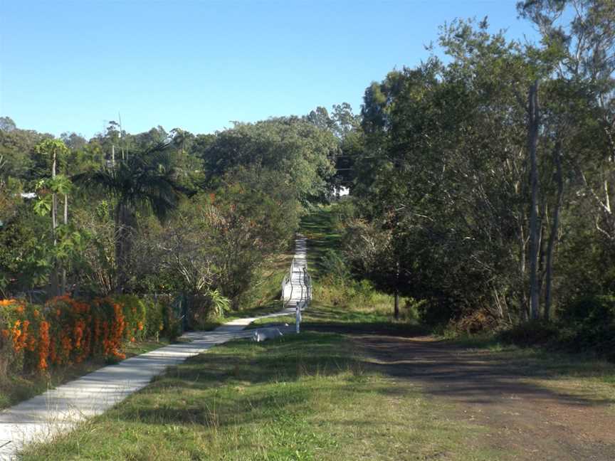 Pedestrian path along Jones Road at Bellbird Park, Queensland.jpg