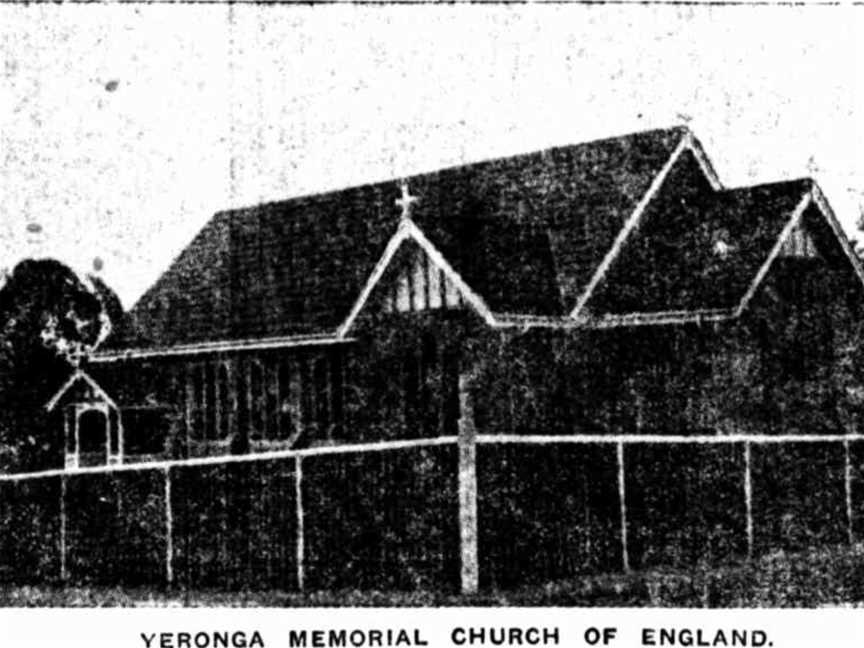 Yeronga Memorial Churchof England(now Christ Church Anglican)atopening C1923