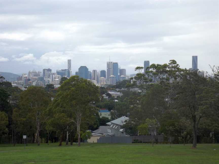 Brisbane central business district seen from Norman Park.jpg