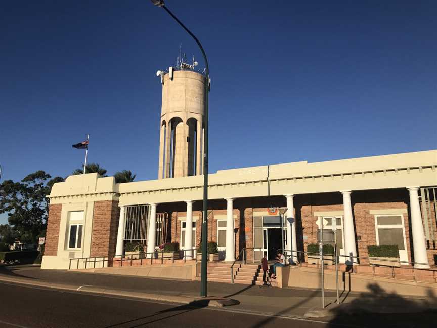 Longreach Shire Hall(withwatertowerinthebackground) C2019