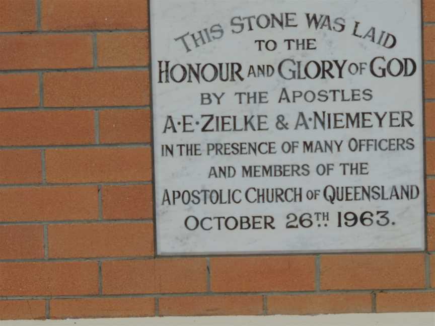 Foundationstone CApostolic Church CNorwell C2014