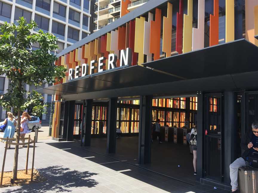 Redfern Station New Gibbons Street Entrance December20183