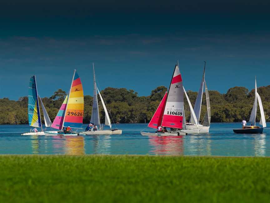 Boatsonthe Ricmond Riverat Ballina