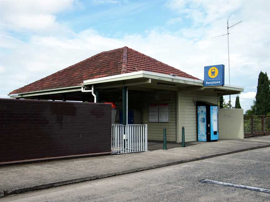 Denistone Station building April 2013.jpg