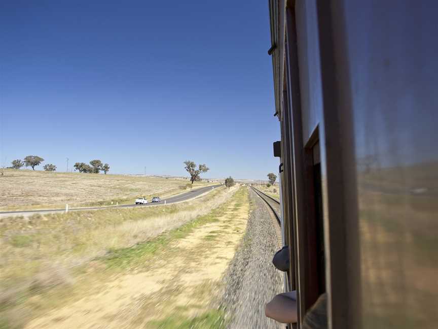 Riding in CPH 24 on the Main Southern railway line outskirts of Junee.jpg