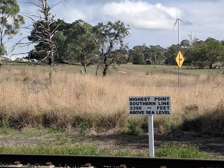 Highestpointof Sydney Melbourneat Cullerin