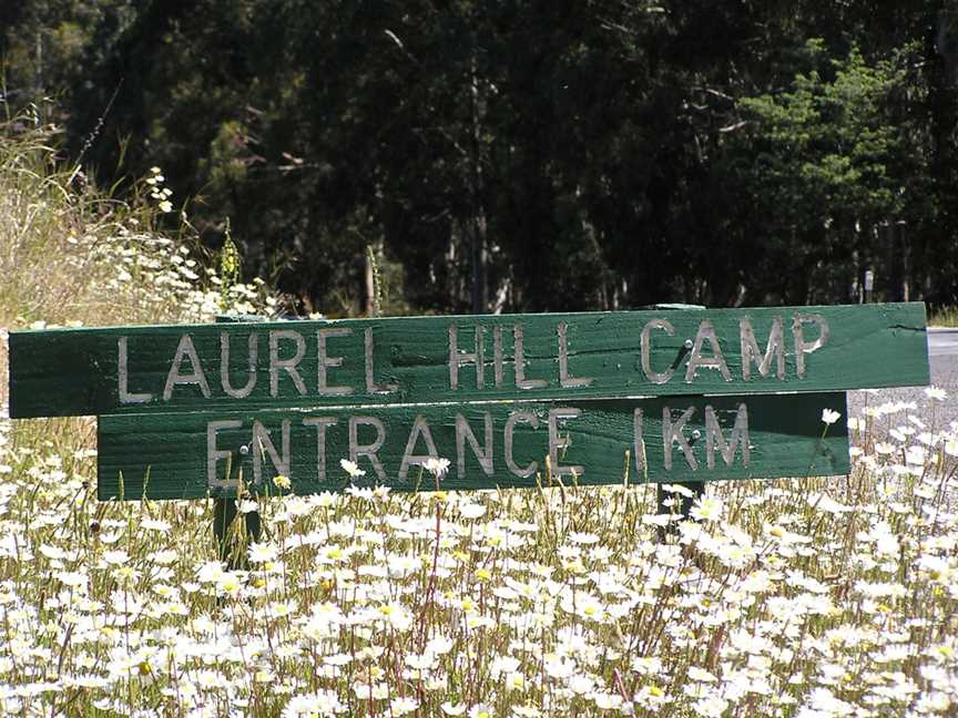 20051211 Sign Laurel Hill Camp Tumbarumba Batlow Road