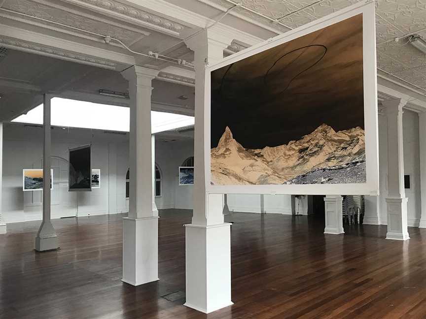 Brad Rimmer, Don't Look Down, installation view at Old Customs House, 2018. Photographer: Sue-Lyn Moyle