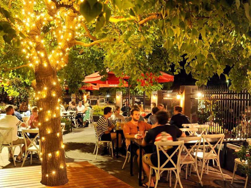 The Beer Garden at The Stirling Arms Hotel, Guildford