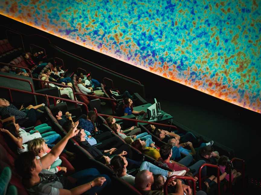 Scitech Planetarium’s 18m mega 180-degree dome with 6.1 surround sound and digital projection is one of the largest in the southern hemisphere. Relax into your reclined seat and immerse yourself in a symphony for the senses.