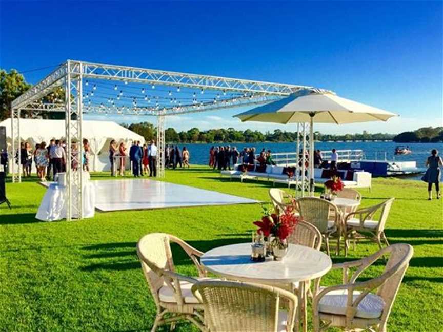 Burswood on Swan Lawn Esplanade for Outdoor Events