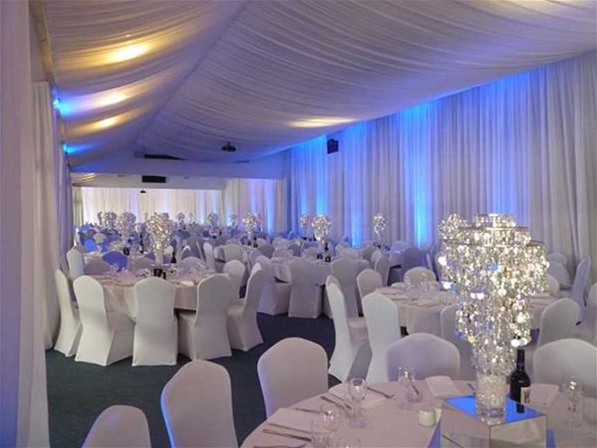 Inside the Venue Offers River Views and a Spacious Function Area